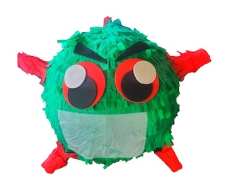 Mini virus with mask pinata