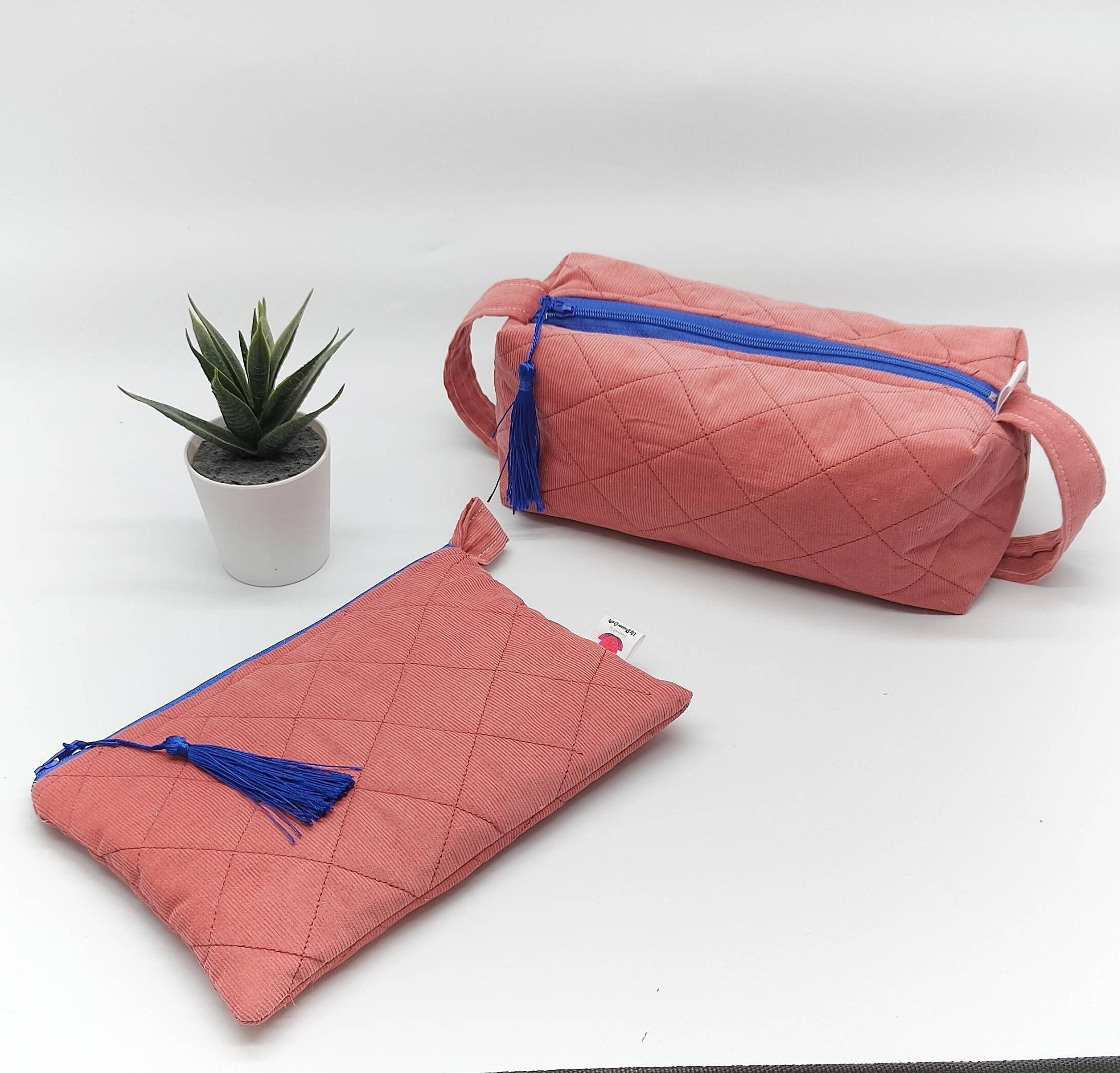 Crossbody Box Bag In Salmon Pink - RL Home Decor