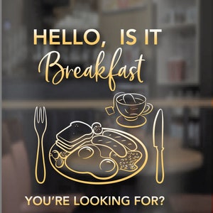 Coffee shop decals I Window glass Sticker I Customer message I Business Window Advertising I Option to personalise