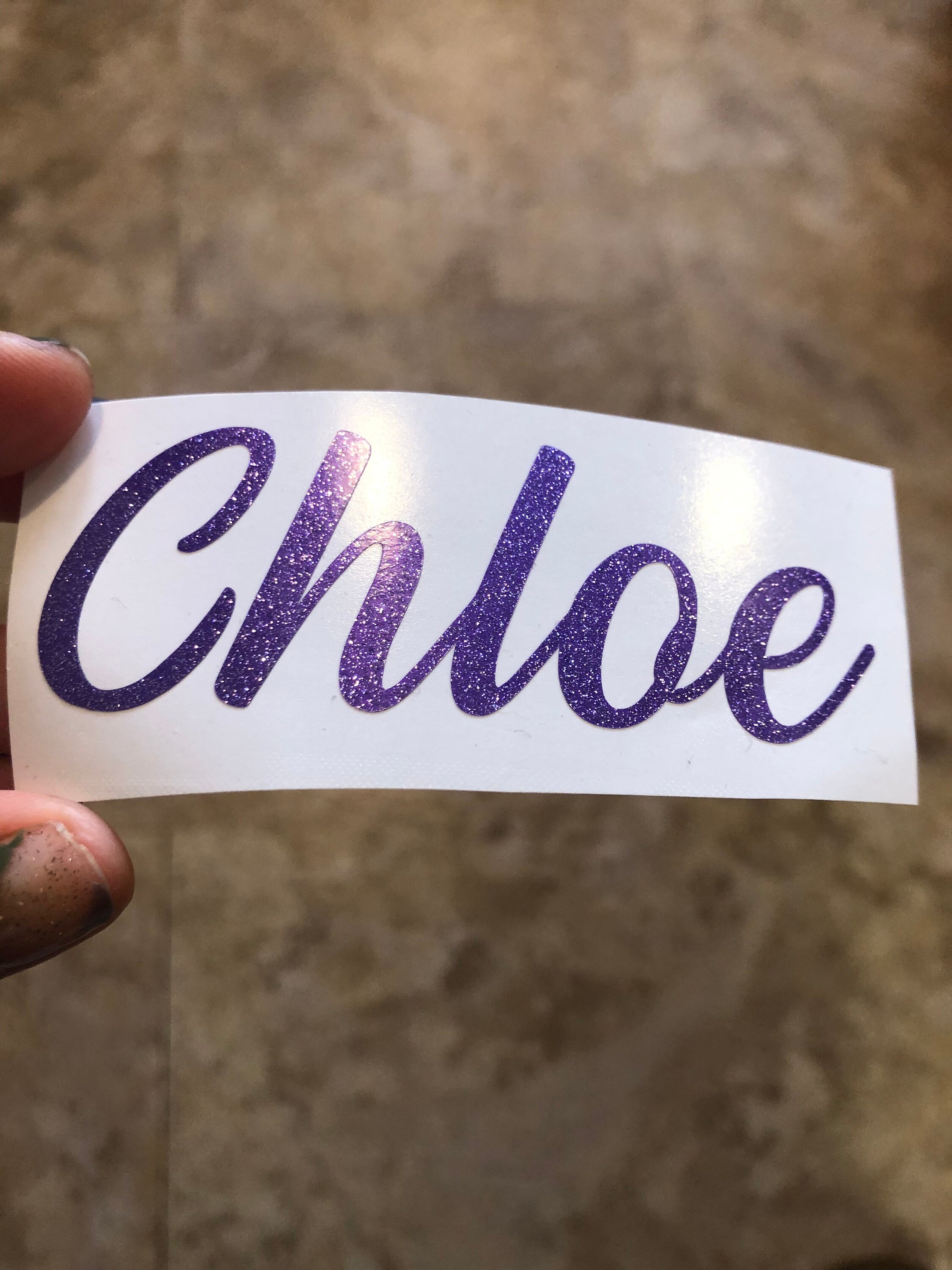 Vinyl Name Stickers for Water Bottles Calligraphy Stickers Etsy