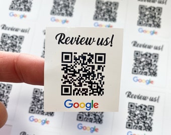 Google scan and review stickers | QR labels | Waterproof Super-sticky I Clients review link labels I Direct Traffic Marketing Scan QR