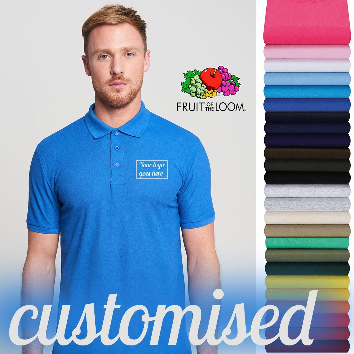 printed polo shirts workwear
