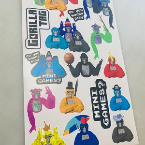 GORILLA TAG Wall Sticker | VR gamer Feature wall | Kids Teens Adults bedroom wall image 3