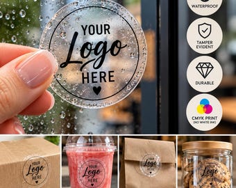 Waterproof Personalised Clear and Opaque Labels | Variety of application | Product Labels | Packaging Seals | CMYK colour