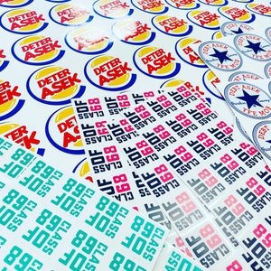 Stampa di etichette adesive personalizzate / Imballaggio del prodotto / Adesivi con logo QR aziendale