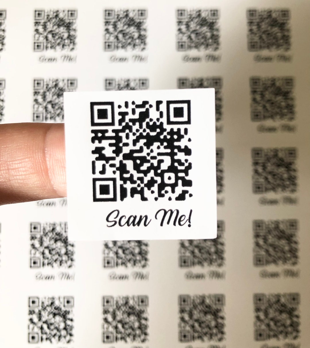 QR Stickers 2cm Waterproof Super-sticky I Mailing Post Labels I ...