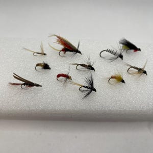 11 Sortiment von Fliegen für das Fliegenfischen Hand Made in USA