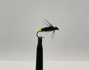 6 Dry Trout  Flies Fly Fishing Hook 12 Custom Made in USA