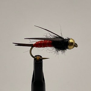 6 Copper John  Nymph Flies Fly Fishing Hook 12 Custom Made in USA