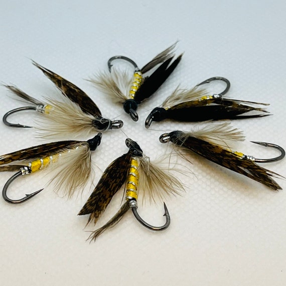 6 Abe Munn Killer Salmon Fly Fishing Fly Hook 8 Custom Hand Made in USA -   Canada