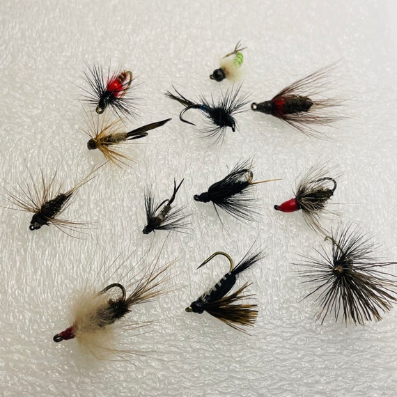 5PCS Gold Bead Black Fritz Trout Fly, Lures Fishing Flies H