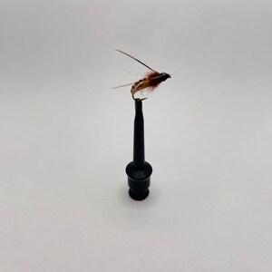 5 Caddis Pupa Flies Fishing  Fly Hook 12 Custom Hand Made in USA