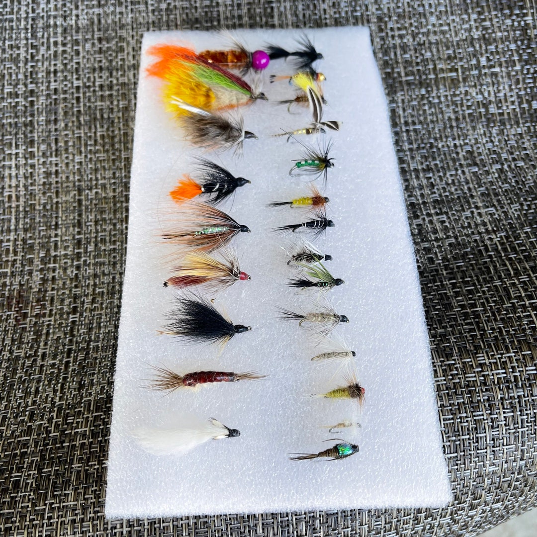 23 Assortment of Flies for Fly Fishing Hand Made in USA 