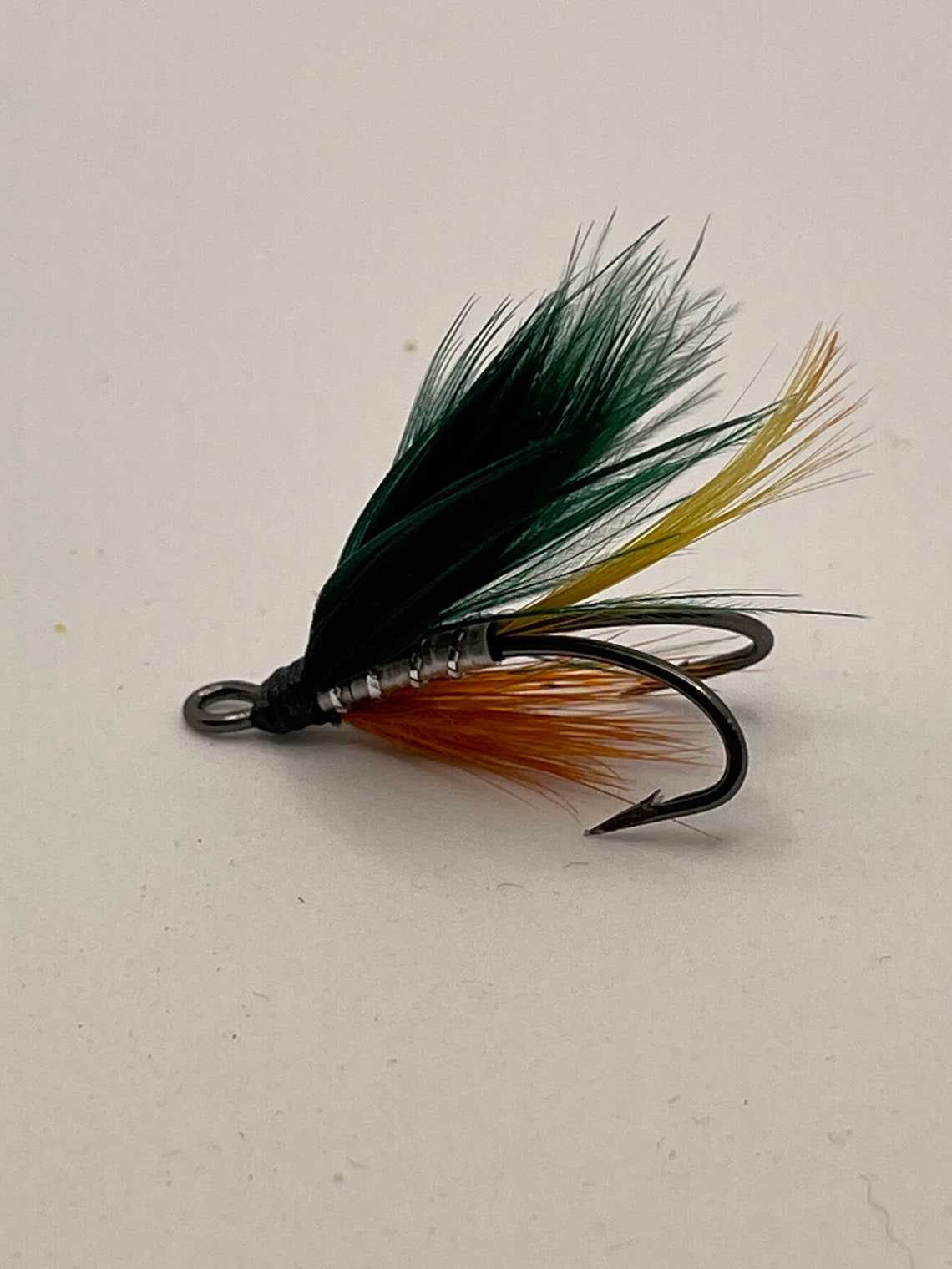 4 Double Hook Salmon Fly Atlantic Fishing Fly Hook 6 Custom Etsy