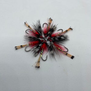 6 Peter Ross Forelle Fliegen Angeln Fliegenhaken 8 Custom Hand Made in USA