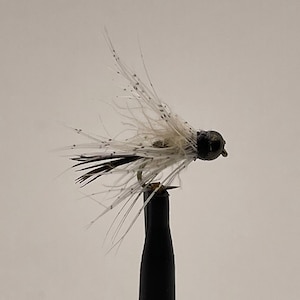 6 Graphic Caddis  Flies Fishing  Fly Hook 14 Custom Hand Made in USA