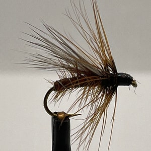6 Emergent Sparkle Caddis Pupa Flies Fishing  Fly Hook 12 Custom Made in USA