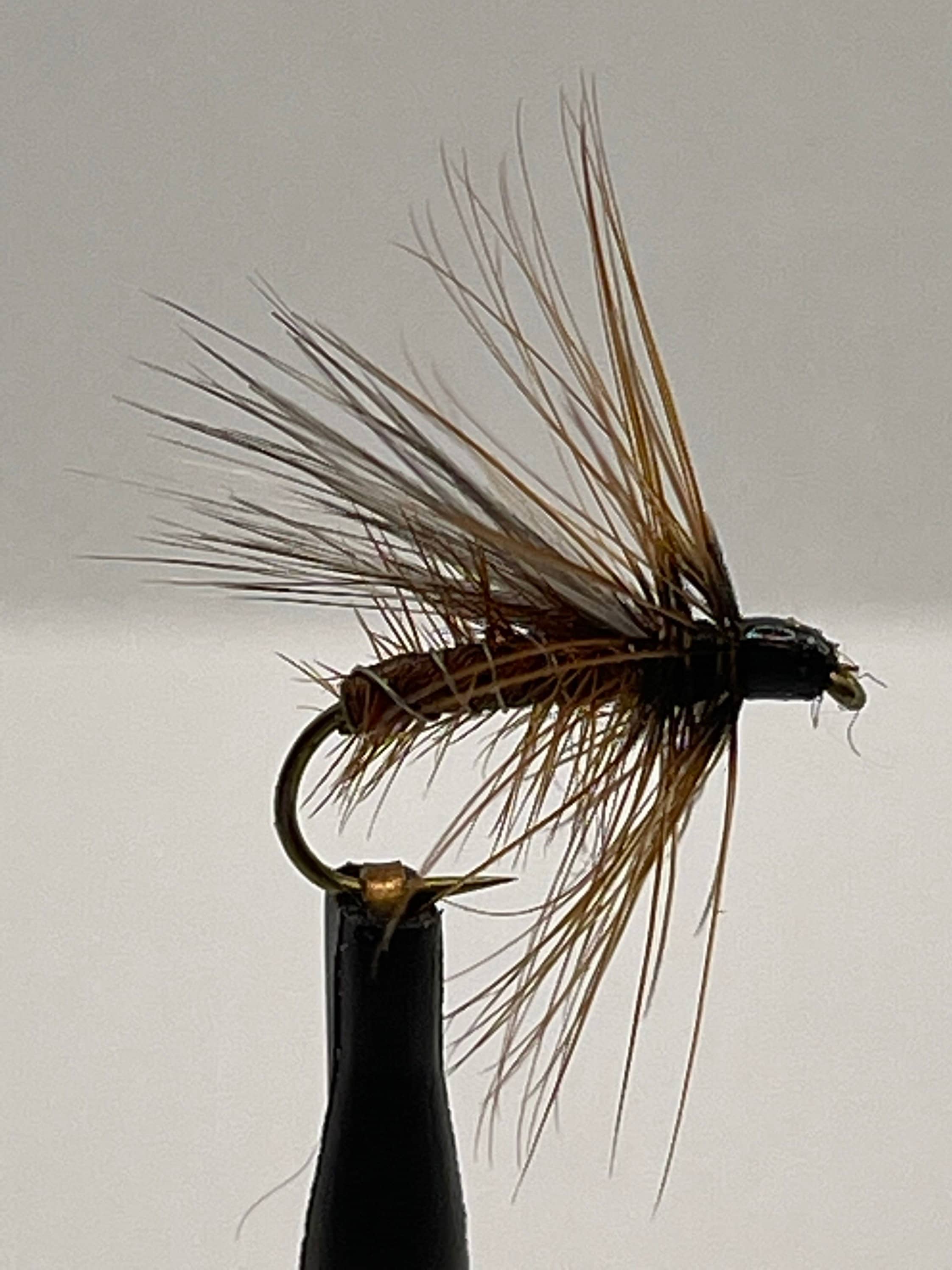 6 Emergent Sparkle Caddis Pupa Flies Fishing Fly Hook 12 Etsy