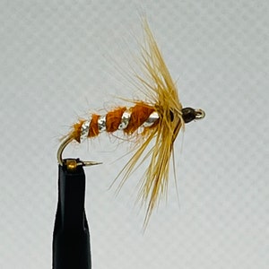 6 Grenadier Wet Flies Fly Fishing  Hook Size 14 Custom Hand Made in USA