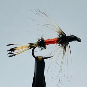 4 Royal Wuiff  Trout Flies Fly Fishing Hook 10  Custom Hand Made in USA