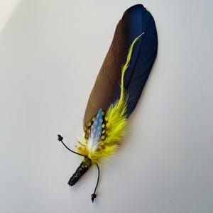 Cowboy Hat Feather, Hand Crafted Hat Feather Embellishment