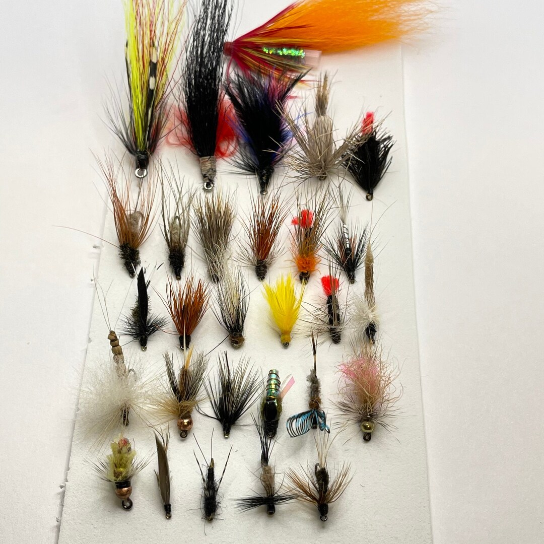 25assortment of Flies for Fly Fishing Hand Made in USA -  Canada