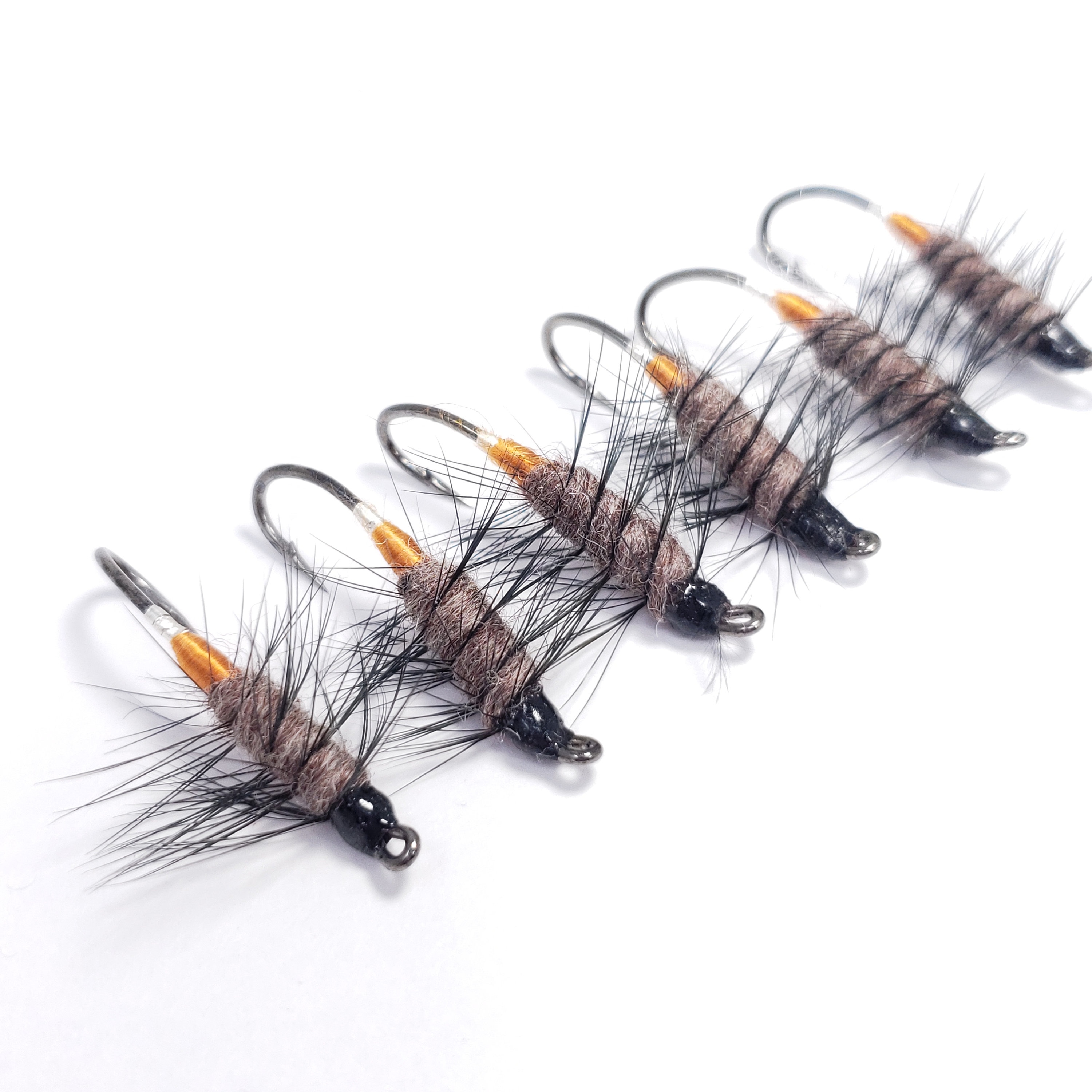 6 Back Bug Salmon Fliys Fishing Fly Hook 6 Custom Fly Hand Made in USA