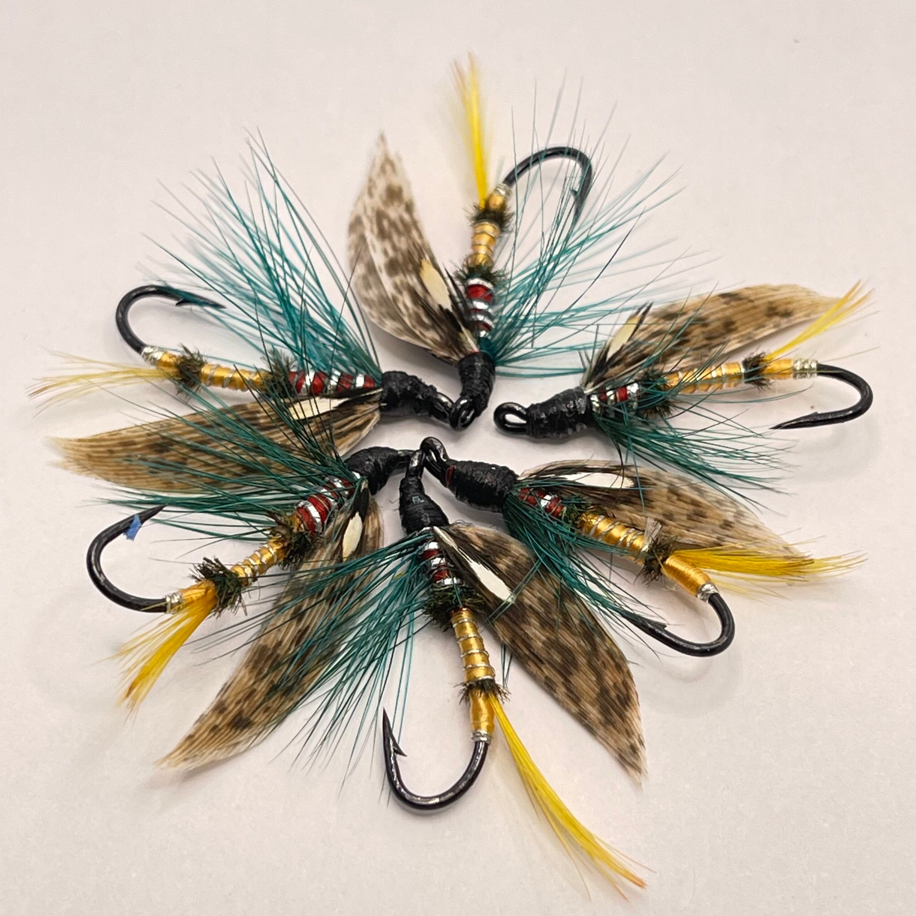 Salmon Flies Fishing Fly Hook 10 Custom Hand Made in USA