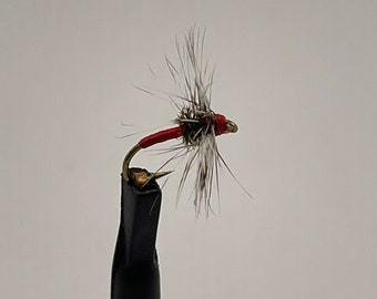 6 Soft Hackle Dry Fly Fishing  Fly Hook 16 Custom Hand Made in USA