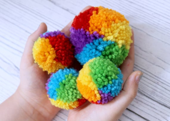 Ready Made Pom Poms Custom Pom Poms Craft Pom Poms Pom Etsy
