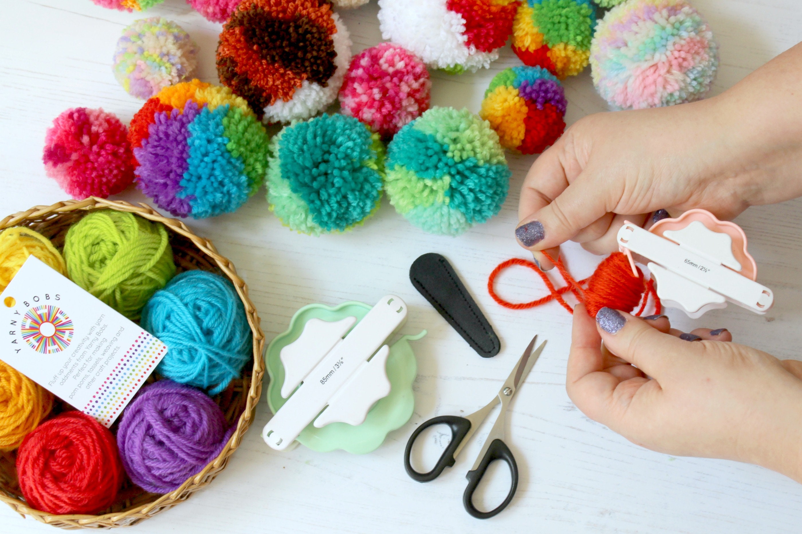 Small Pom Pom Maker Starter Kit Pom Pom Kit UK Craft Kits | Etsy UK