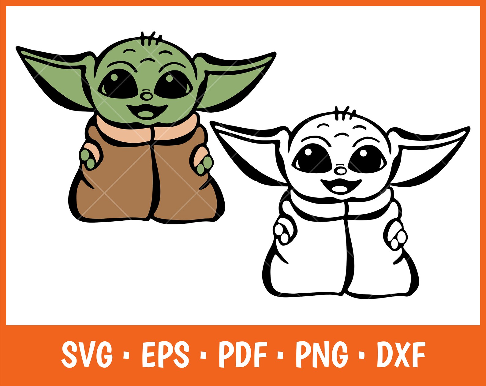 Free Free 133 Baby Yoda Face Svg SVG PNG EPS DXF File