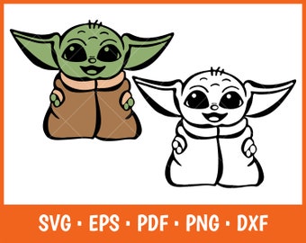 Baby Yoda Svg Etsy