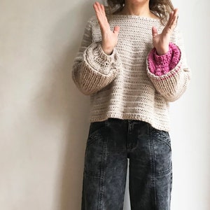 SWEATER CLOHE - Spanish crochet pattern