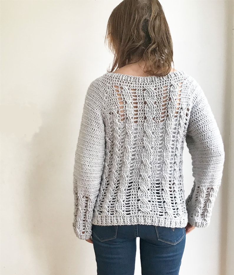 SWEATER TRESSE Spanish Crochet Pattern Etsy