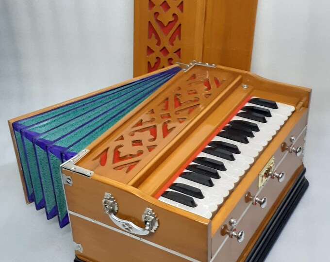 Special 4 Stops Harmonium /32 Keys /multi Fold Bellow /double Reeds