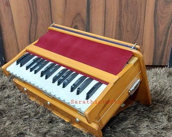 Harinaam Harmonium - Most Portable Indian Instrument Hare Krishna Harmonium - Play kirtan or travel with this folding musical instrument