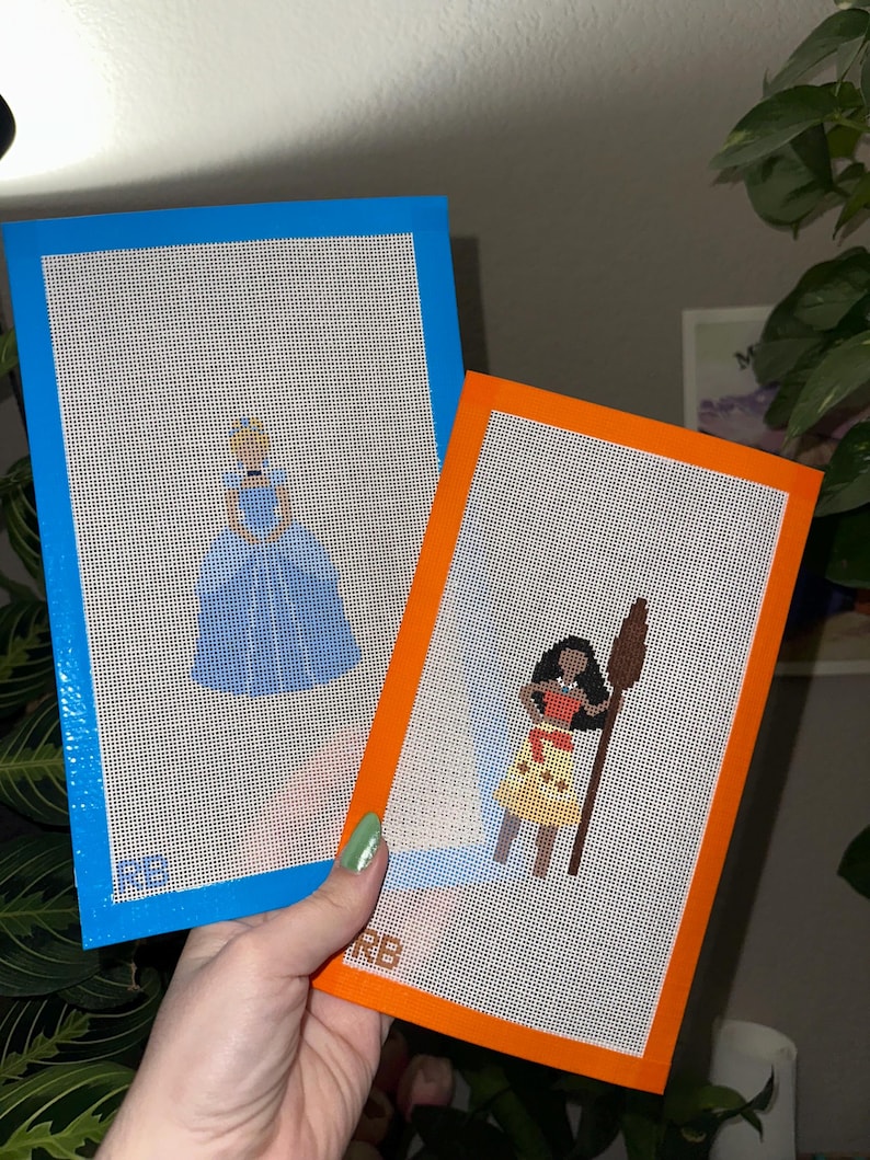 Digital PDF Needlepoint Chart- Full Disney Princess Collection - Etsy