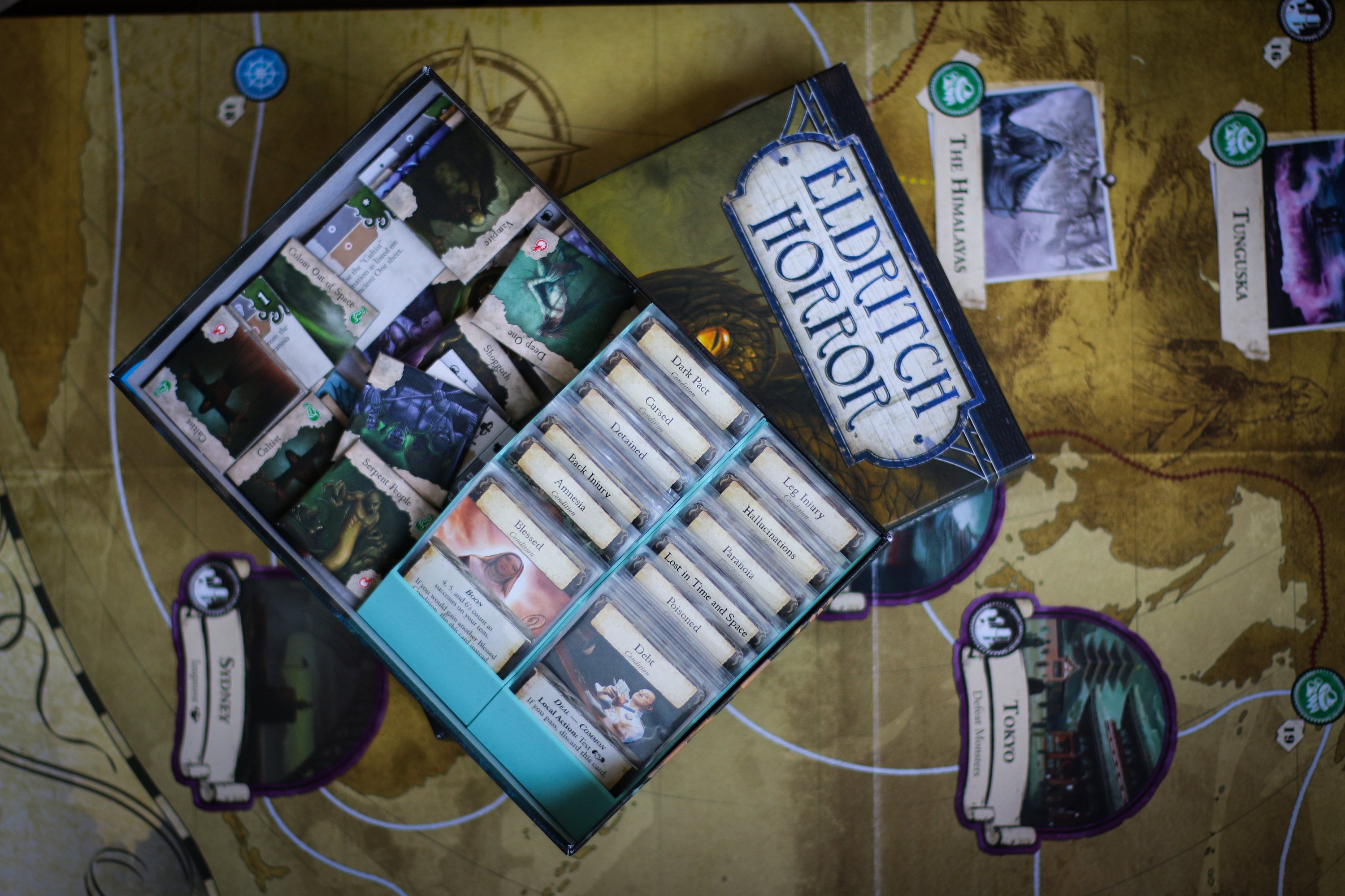 Eldritch Horror/arkham Horror Condition Spell Item Organizer Etsy UK