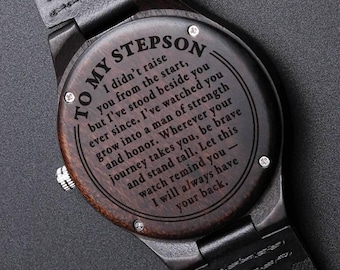 Watch for stepson gift | Thoughtful graduation gifts for stepson | Meaningful teen stepchild birthday present
