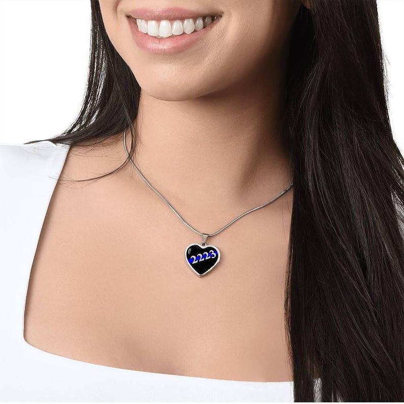 LEO - to Any Her - CusNumber - CusGraphicHeart Graphic Heart Necklace - ETSY