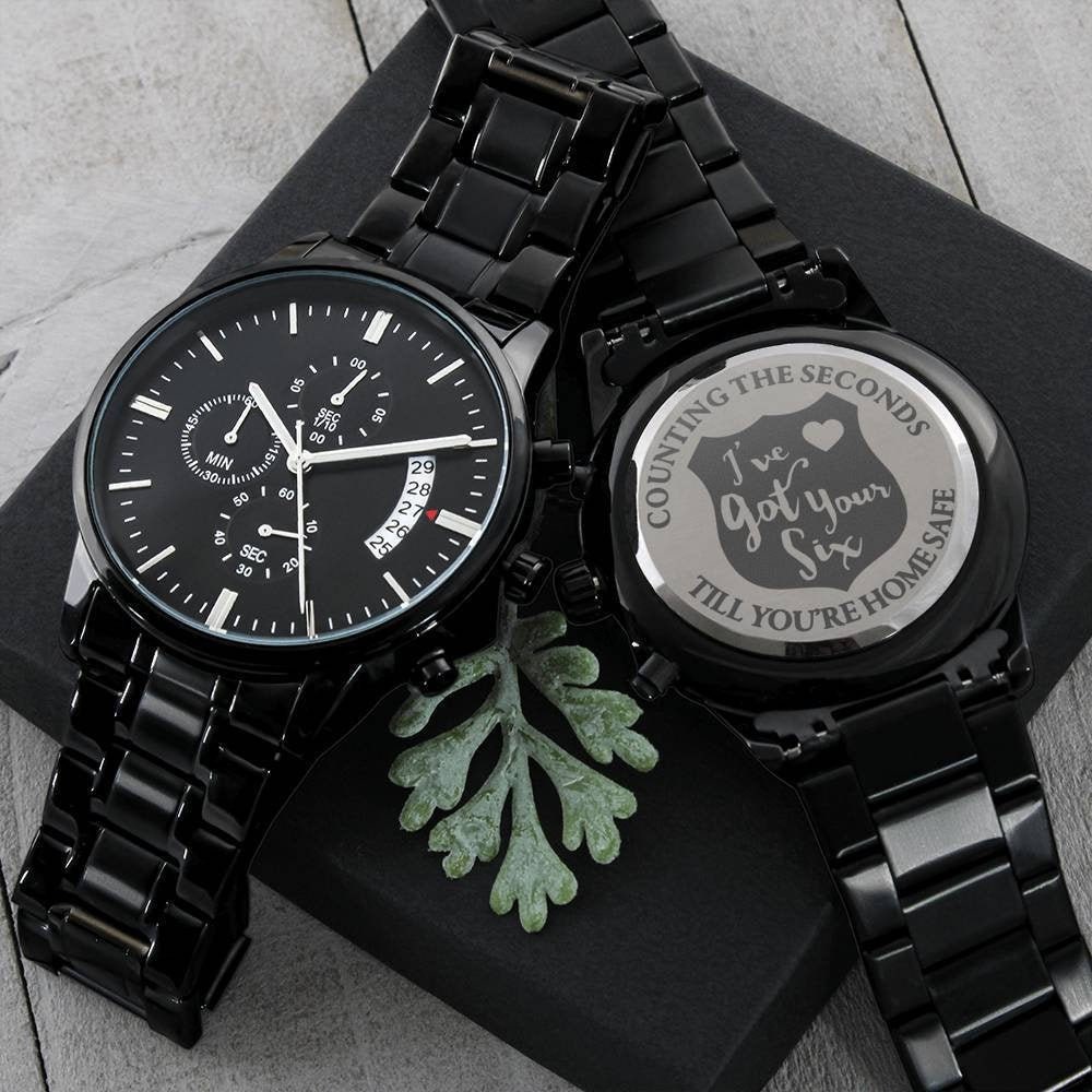 Police officer watch gift for him from wife girlfriend or Etsy