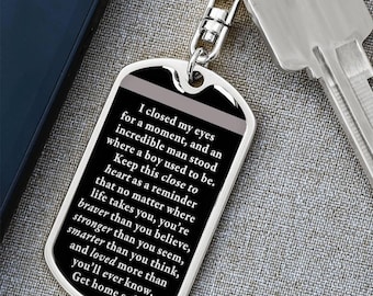 Corrections officer keychain gift | New correctional officer present | Correction officer graduation gifts | Thin silver line key ring