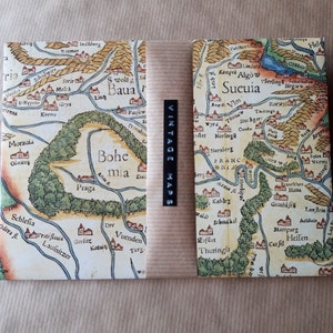 Vintage Maps, Große, Upcycling - Großbriefumschläge (3 Stück), History, Geschichte, alte Karten