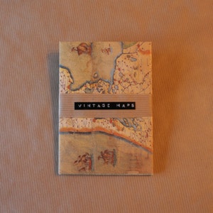 Vintage Maps, Upcycling - Briefumschläge (5 Stücke)