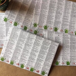Keep growing, Upcycling-Briefumschläge (5 Stück), Grüner Daumen, Pflanzen, Pflanzenliebe, Garten, Gießkanne, Marienkäfer