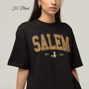 Salem Massachusetts Halloween Shirt, Halloween Gift, Halloween Witch T-Shirt, Salem Witch Shirt, Salem Vintage Style Shirt