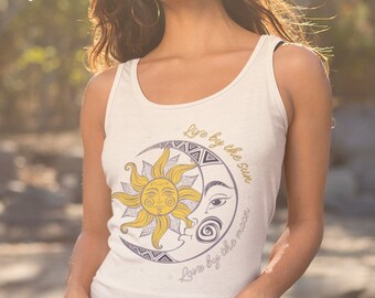 Padaleks Womens Sun Moon Tank Top Funny Printed Graphic Tees Shirts Summer Sleeveless O-Neck Casual Blouse Tops Padaleks Womens Sun Moon Tank Top Funny Printed Graphic Tees Shirts Summer Sleeveless O-Neck Casual Blouse Tops