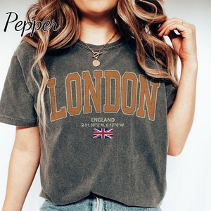 Vintage Comfort Colors London Shirt, London Travel Gift, London T-Shirt, Comfort Colors Tee, Retro Style Shirt, Great Britain Travel Gift