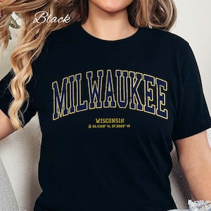 Milwaukee Shirt, Retro Milwaukee T-Shirt, Wisconsin City Tee, MKE Pride Gift, Midwest Travel Souvenir, Unisex Graphic Tee,